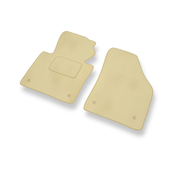 Velour gulvmåtter til Volkswagen Caddy III Cargo (2004-2015) - beige