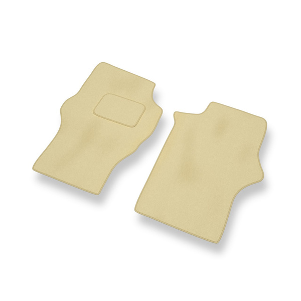 Velour gulvmåtter til Mitsubishi L400 Varevogn (1994-2007) - beige