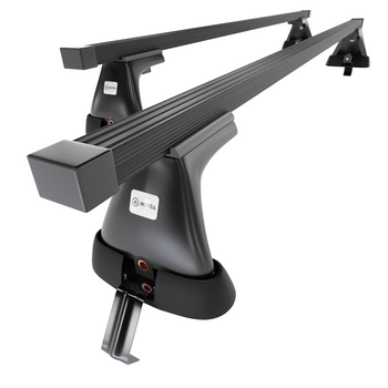 Tagbagagebærer til bil Nissan Note mk I Minivan (2005-2013) - sort bagagebærer t