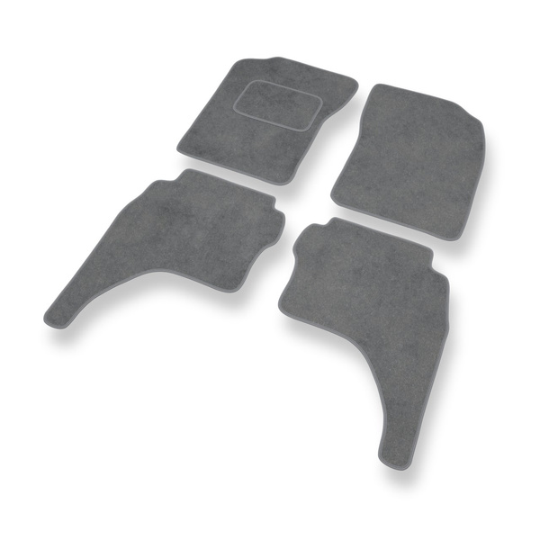 Velour gulvmåtter til Toyota Hilux VI Pick-Up (1997-2005) - grå