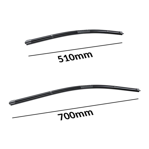 Vinduesviskere til forruden til Audi Q7 4M SUV (01.2015-....) - Flad viskerblade