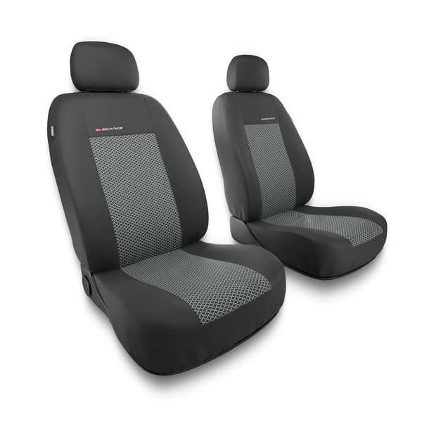 Universelle sædebetræk til biler til BMW X5 E53, E70, F15, G05 (2000-....) - Typ 2 (grå)