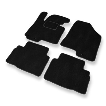 Velour gulvmåtter til Kia Sportage III SUV (2010-2016) - sort