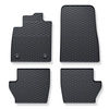 Gummigulvmåtter til biler Ford Puma Crossover (2020-....) - sort - 4 stk.
