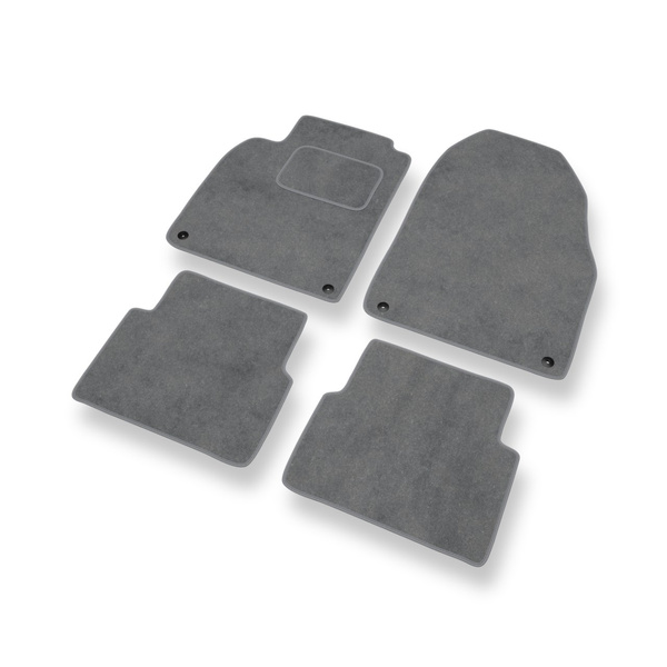 Velour gulvmåtter til Saab 9-3 II Cabriolet, SportCombi, SportSedan (2002-2012) - grå