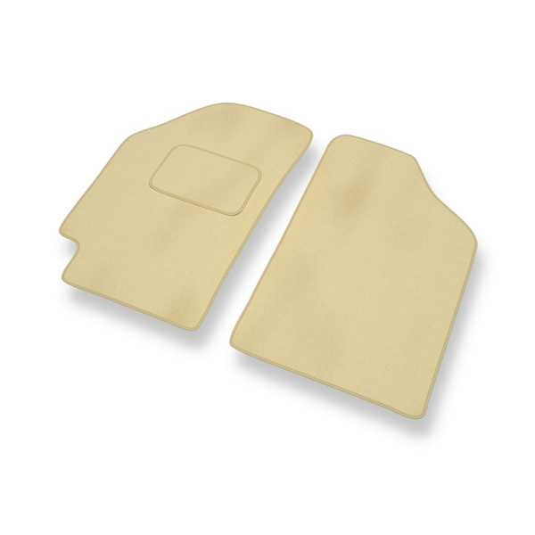 Velour gulvmåtter til Toyota Corolla VII Coupé, Hatchback, Stationcar, Liftback, Sedan (1991-1997) - beige