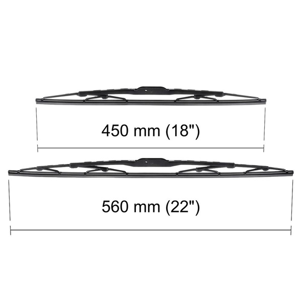 Vinduesviskere til forruden til Mazda 6 I Liftback (04.2002-08.2007) - Standard viskerblade