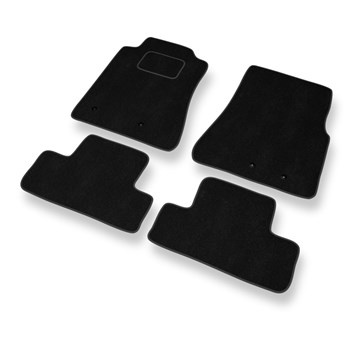 Velour gulvmåtter til Ford Mustang V Coupé, Cabriolet (2005-2014) - sort