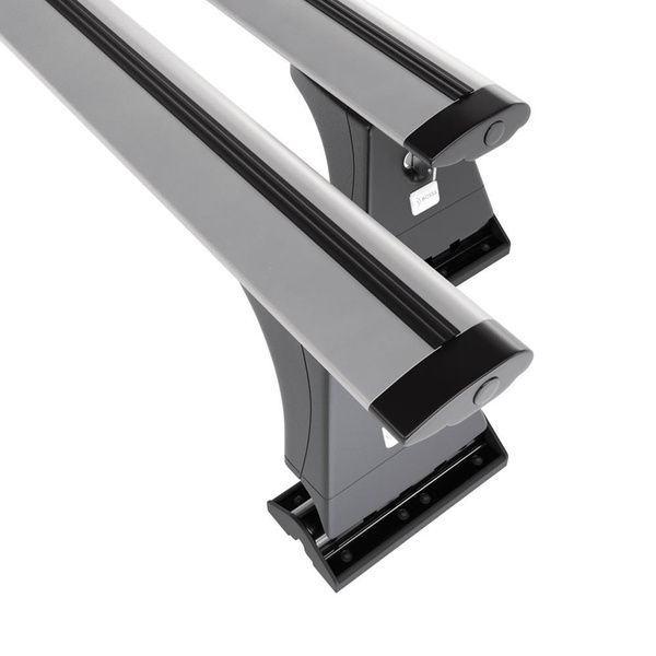 Tagbagagebærer til bil BMW 2-serie F44 Gran Coupé (2020-2024) - sølv bagagebærer til taget - lastholder - tagholder - Monteringspunkter - Aluminium