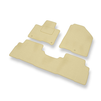 Velour gulvmåtter til Kia Sorento III SUV (2014-2020) - beige