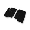 Velour gulvmåtter til Mitsubishi Colt VI Hatchback (2004-2008) - sort