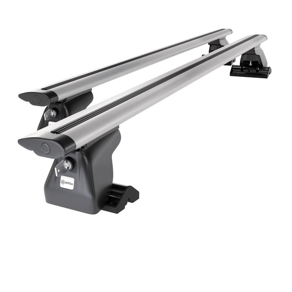 Tagbagagebærer til bil Volkswagen California T5 Varevogn (2003-2009) - sølv bagagebærer til taget - lastholder - tagholder - T-profil - Aluminium