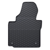 Gummigulvmåtter til biler Volkswagen Touran I Minivan (2003-2010) - sort - 4 stk.