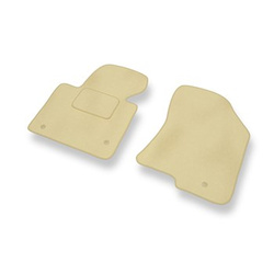 Velour gulvmåtter til Kia Carens IV (2013-2019) - beige