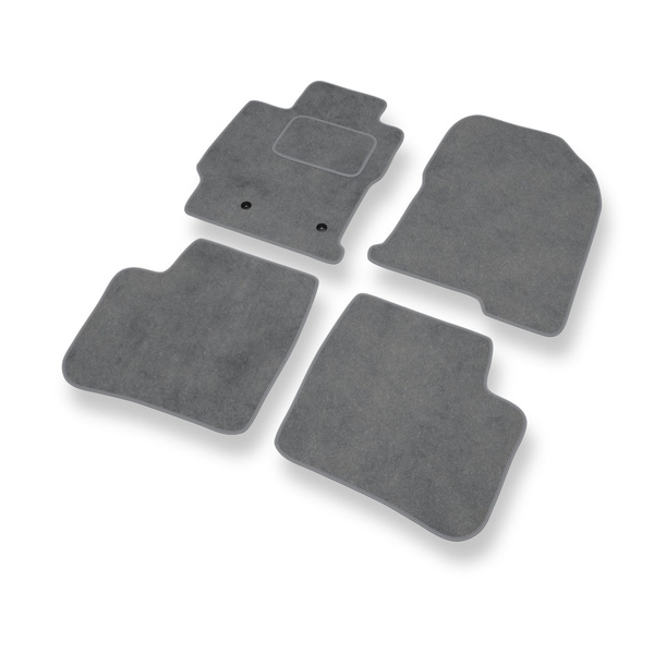 Velour gulvmåtter til Toyota Prius II Liftback (2002-2009) - grå