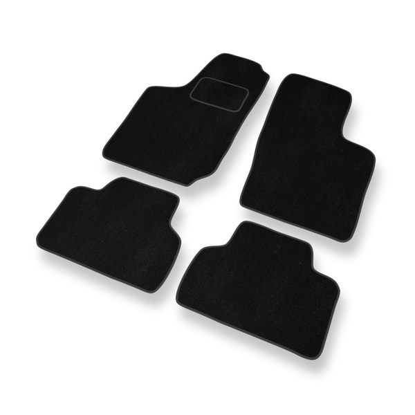 Velour gulvmåtter til Opel Corsa B Caravan, Hatchback, Sedan (1992-2000) - sort