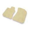 Velour gulvmåtter til Honda Legend IV Sedan (2004-2012) - beige
