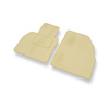 Velour gulvmåtter til Renault Scenic II Minivan (2003-2009) - beige