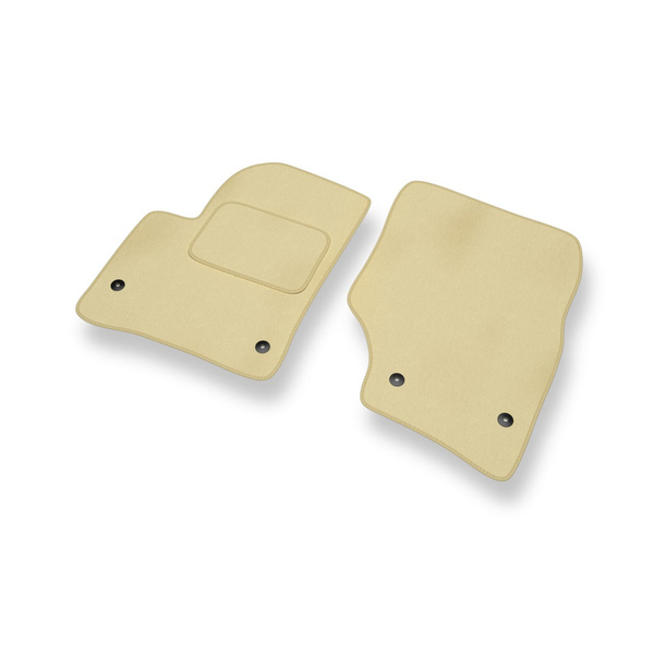 Velour gulvmåtter til Volkswagen Touareg I SUV (2002-2010) - beige