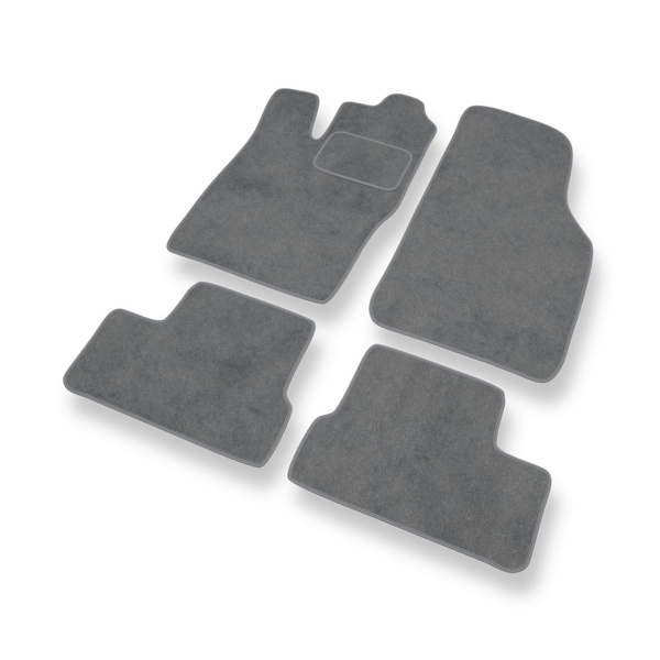 Velour gulvmåtter til Opel Astra F Caravan, Hatchback, Cabriolet, Sedan (1991-2002) - grå