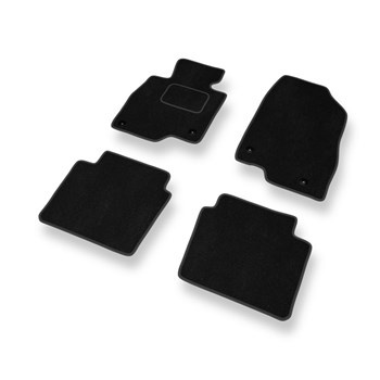 Velour gulvmåtter til Mazda 6 III Stationcar, Sedan (2012-....) - sort