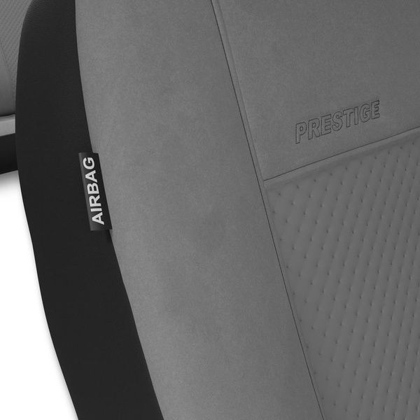 Universelle sædebetræk til biler til Mitsubishi Lancer VI, VII, VIII, IX (1992-2016) - grå