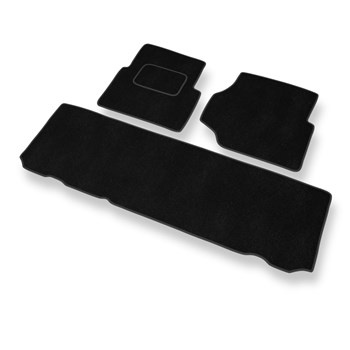 Velour gulvmåtter til Land Rover Defender II SUV (1990-2007) - sort