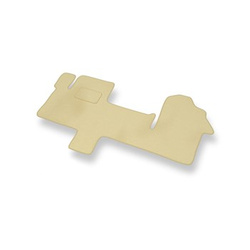 Velour gulvmåtter til Opel Movano III Varevogn (2010-2019) 3 personers - beige