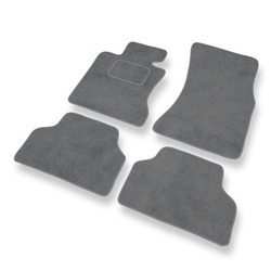 Velour gulvmåtter til BMW 5-serie M5 IV E60 Limousine (2005-2010) - grå