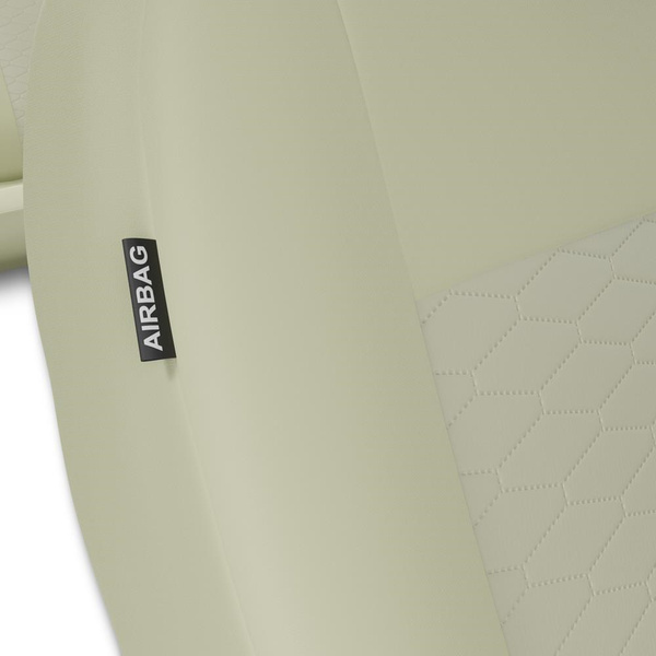 Universelle sædebetræk til biler til Audi A6 C4, C5, C6, C7, C8 (1994-....) - Typ 3 (beige)