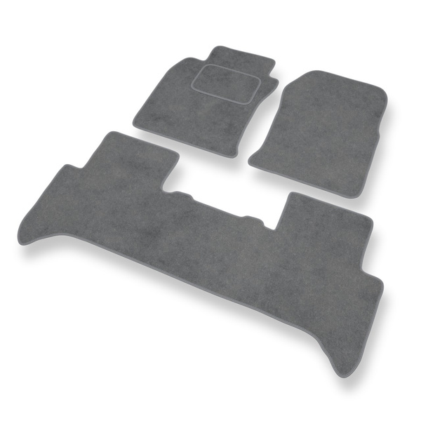Velour gulvmåtter til Toyota Land Cruiser J120 SUV (2002-2009) - grå