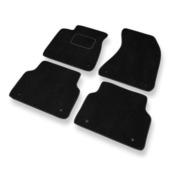 Velour gulvmåtter til Audi A8 III D4 (Kort version) (2010-2017) - sort