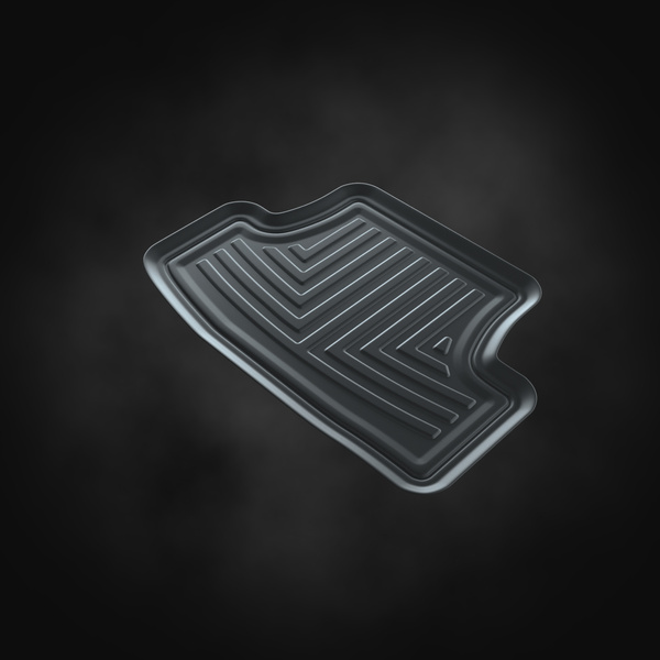 Gummigulvmåtter til biler Seat Leon III Hatchback, Sportstourer (2012-2020) - sort - 4 stk.