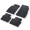 Gummigulvmåtter til biler Opel Insignia I Liftback, Sedan, Sports Tourer (2008-2017) - sort - 4 stk.