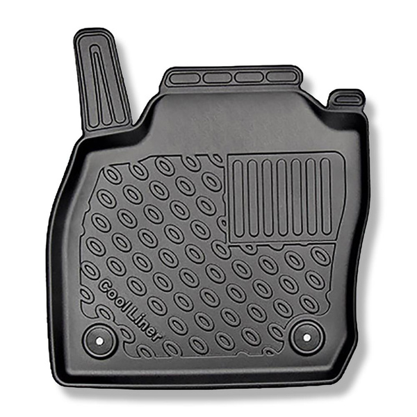 Bagagerumsmåtte og bilmåttesæt TPE PREMIUM skræddersyet til: Volkswagen T-Cross Crossover (04.2019-....) - nederste bagagerum; bevægeligt gulv i nederste position