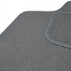 Velour gulvmåtter til Peugeot 406 (1995-2004) - grå