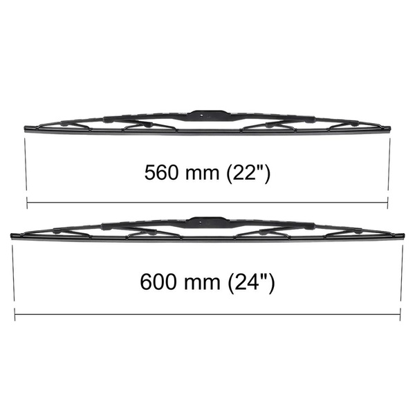 Vinduesviskere til forruden til Fiat Multipla Minivan (01.1999-12.2005) - Standard viskerblade