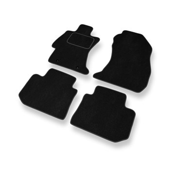 Velour gulvmåtter til Subaru XV SUV (2012-2017) - sort
