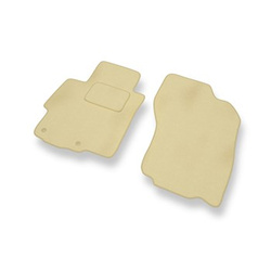 Velour gulvmåtter til Mitsubishi Lancer VIII Sedan, Sportback (2007-2016) - beige
