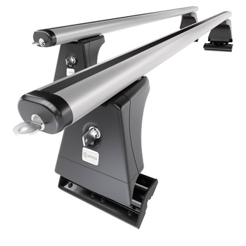 Tagbagagebærer til bil BMW 3-serie G20 Limousine (2019-....) - sølv bagagebærer 