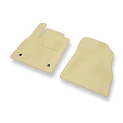 Velour gulvmåtter til Nissan Micra V Hatchback (2017-2023) - beige