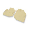 Velour gulvmåtter til Honda Jazz III Hatchback (2008-2015) - beige