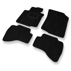 Velour gulvmåtter til Peugeot 107 I Hatchback (2005-2013) - sort