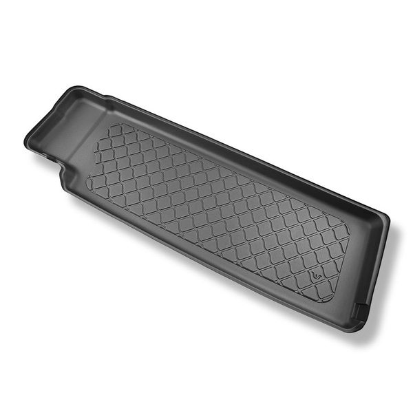 Bagagerumsmåtte og bilmåttesæt TPE skræddersyet til: Tesla Model X SUV (01.2021-....) - 6 sæder; II række; bag tredje sæderække