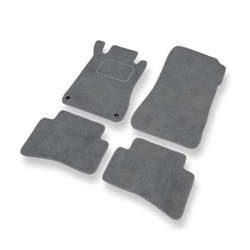 Velour gulvmåtter til Mercedes-Benz C-Klasse W203 Stationcar, Limousine (2000-2007) - grå