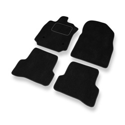 Velour gulvmåtter til Renault Captur SUV (2013-2019) - sort
