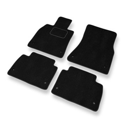 Velour gulvmåtter til Lexus GS III Sedan (2004-2012) - sort