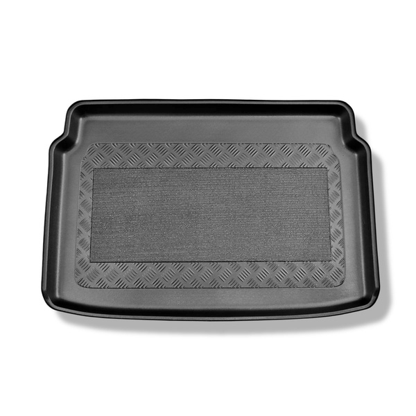 Gulvmåtte til bagagerum Ford EcoSport III SUV (02.2018-2022) - øverste bagagerum; Lige indlæsningstærskel; bevægeligt gulv i midterste position