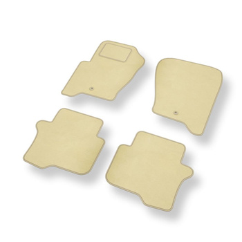 Velour gulvmåtter til Land Rover Discovery IV SUV (2010-2016) - beige