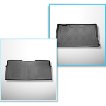 Bagagerumsmåtte og bilmåttesæt TPE skræddersyet til: Mercedes-Benz EQV 300 Varev